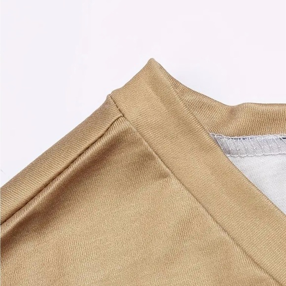 Women’s Colorblock V Neck Short Sleeve Knit Top - Size L - NWT - Picture 7 of 7